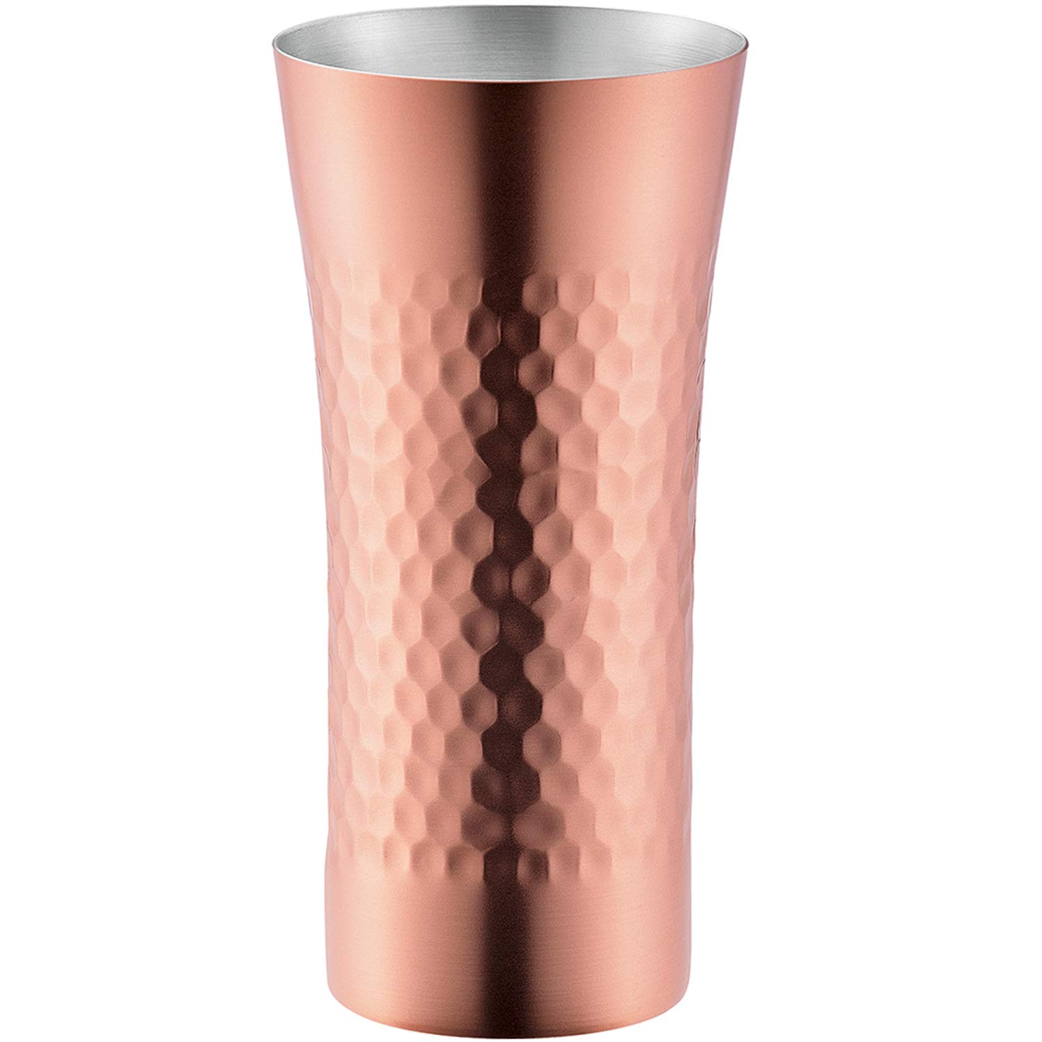 

Nagao Hashimoto Metal Tumbler, 350ml, Hammered Matte Finish, Pure Copper, Made in Japan, Tsubame-Sanjo, HK-3