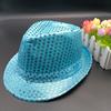 Adult Children's Stage Jazz Hat June Day Festival Performance Dance Sequin Hat KTV Party Black Hat