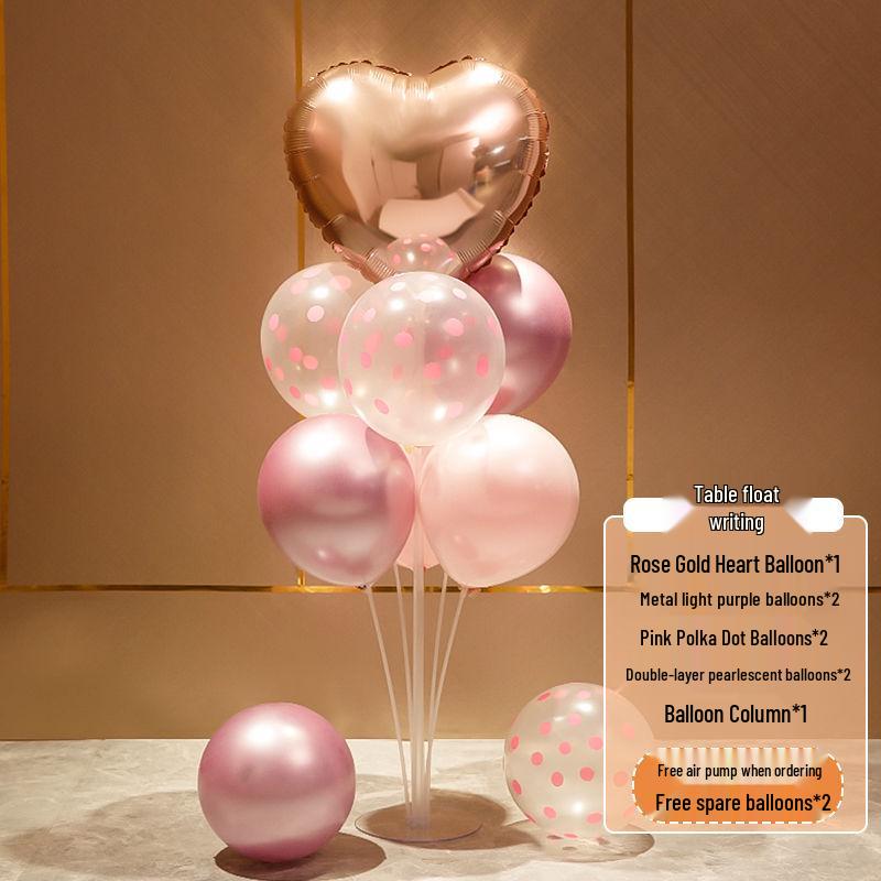 

Атмосферна повітряна колона на День Святого Валентина для вечірок та весіль