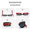 Silicone Polarized UV Protection Folding Square Sunglasses for Kids