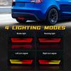 For Tesla Model Y     3-in-1 Functions Rear Running Light Brake Dynamic Yellow Turn Signal Lamp LED Pilot Light