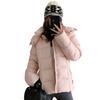 Versatile loose fashion puff cotton coat short women's winter thickened warm hooded cotton coat