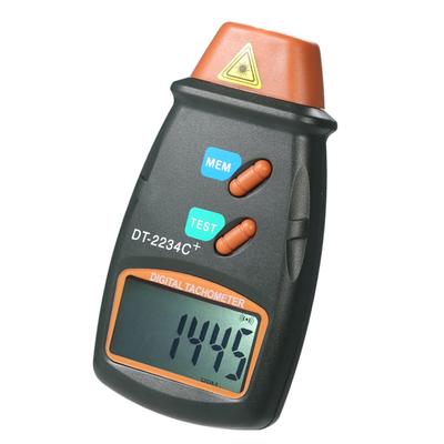 Ruční digitální laserový tachometr Měřič otáček RPM Bezdotykový měřič rychlosti motoru soustruhu Otáčky Spin DT2234C Tester rychlosti