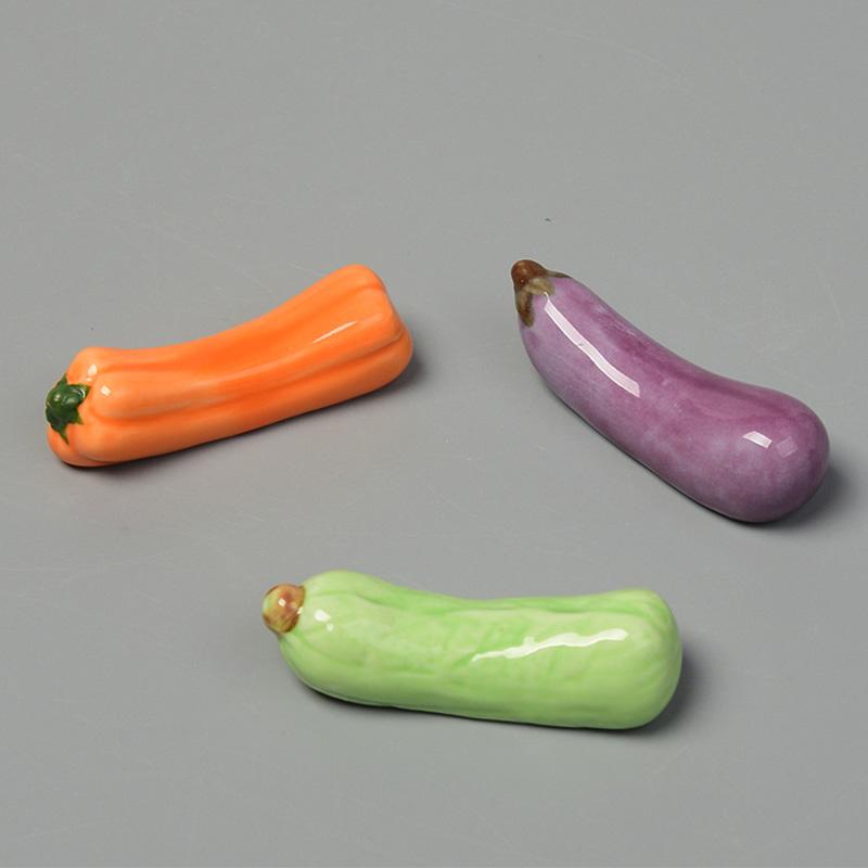 1 ks Tvar ovoce Kreativní podnos na nádobí Praktický stojan na nože a lžíce Různý keramický kuchyňský držák na hůlky Stolní dekorace Nový