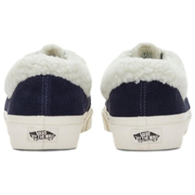 Vans Authentic Leather Fleece Casual Low-Top Skate Shoes Unisex Sneaker Blue VN0A5JMRJDU