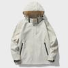 6266 Unisex Waterproof Windproof Lightweight Solid Color Hooded Jacket