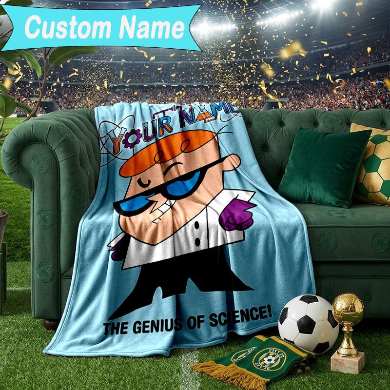Custom Name Blanket Laboratory Electric Adventure Blanket Bedding Blanket for Travel, Camping, Living Rooms, Offices, Sofas, Fan Christmas Gift