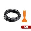 5M Carbon Fiber Car Interior Edge Gap Line ert Molding Trim Strip Accessories