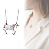 Animal Women Unicorn Themed Pendant Jewelry Oil Finish Fashion Decoration Gift