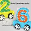 Wooden Magnetic Number Train: Educational Toy for Kindergarten & Early Learning
