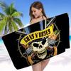 G-Guns N R-Roses Rock Anime Beach Swimming Towel Soft Absorbent Washcloth Children's Gifts for Kids Travel Camping Gym