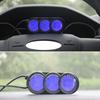 Auto Vnitřní/Venkovní Teploměr a Hodiny Digitální LCD Displej Oranžové/Modré LED Podsvícení