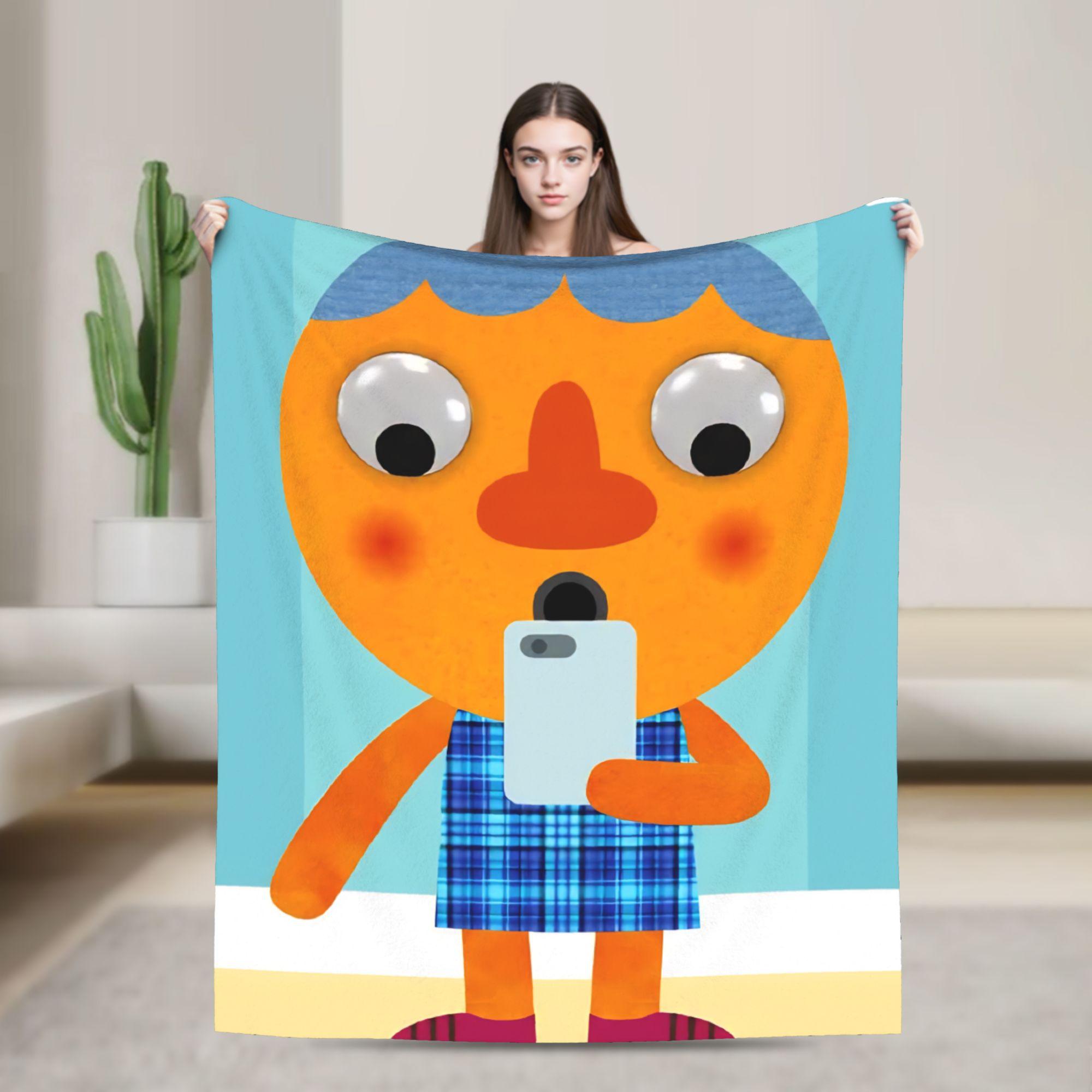 

Noodle Pals Micro Super Simple Songs Blankets Warm Print Plush Bedding Throws For Bedroom Picnic Flannel Bedspread Bed Cover 30x40in