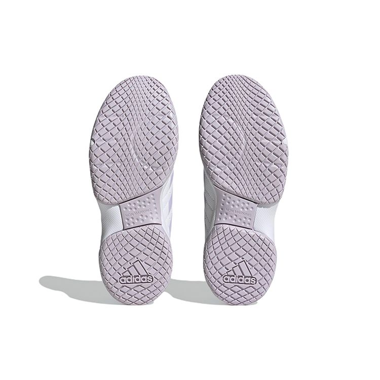 Adidas Ligra 7 Indoor Non-Slip Durable Lightweight Low-Top Training Shoes Women Sneakers White Blue Silver HQ3517