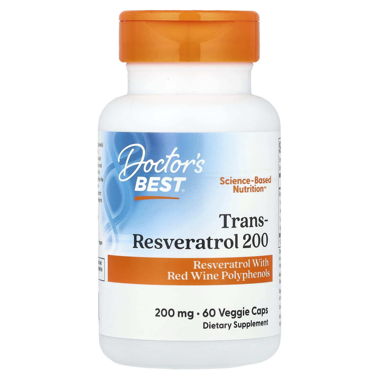

Doctor S Best, Trans-Resveratrol 200 With Resvinol, 200Mg, 60 Veggie Caps