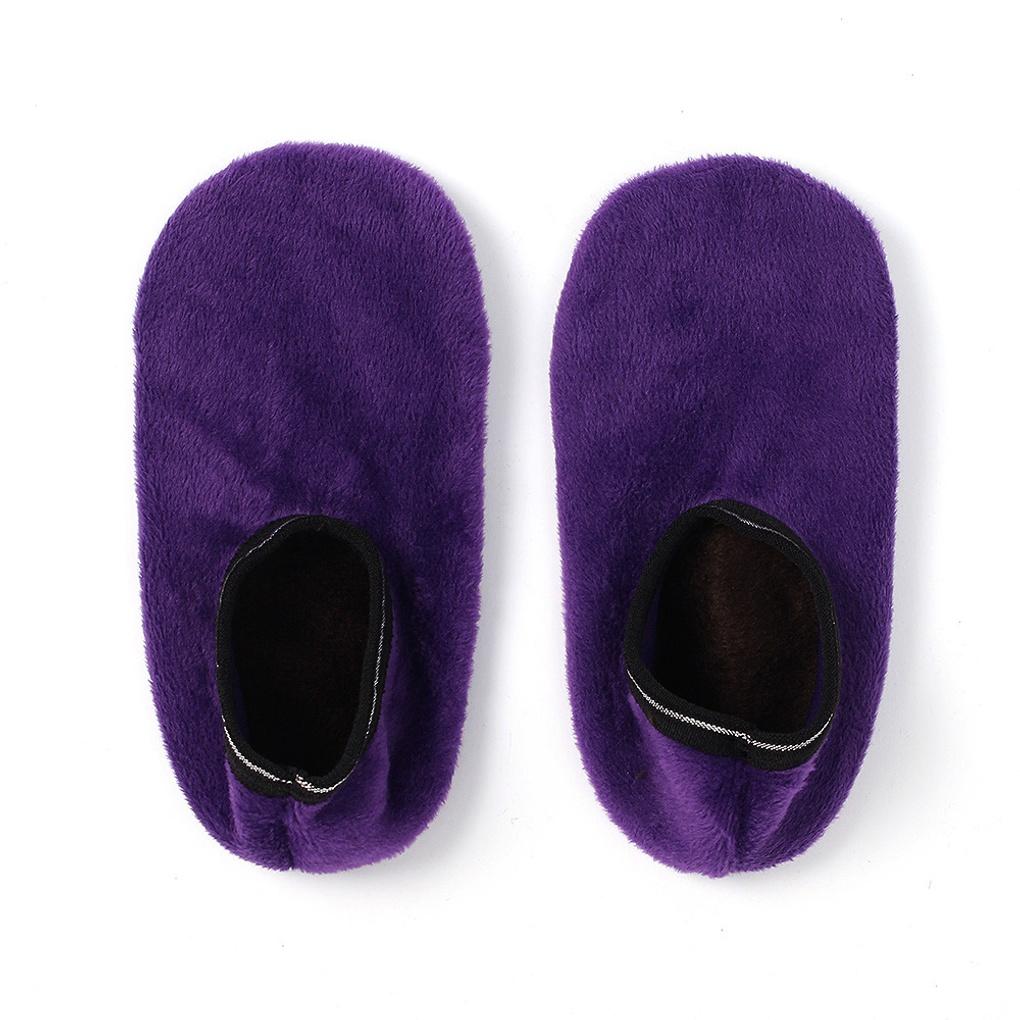 Winter non-slip fleece overshoes 225-245mm purple thermal overshoes