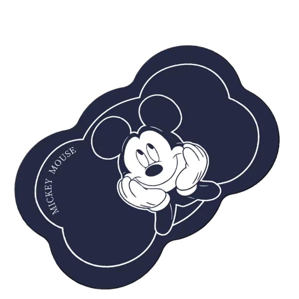 Cartoon Mickey Non-Slip Diatomaceous Earth Bathroom Mat - Water Absorbent & Quick-Drying