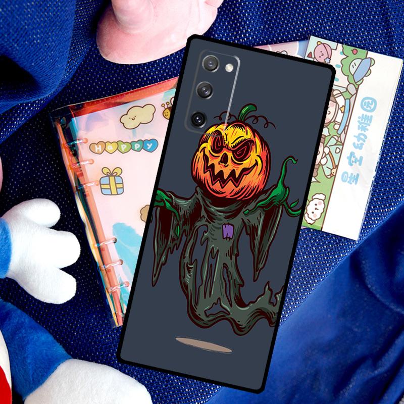 Cute Halloween Ghost Case For Samsung Galaxy S26 Ultra S25 S24 S23 S22 S21 S10 Plus S20 FE S25 Ultra Cover Funda