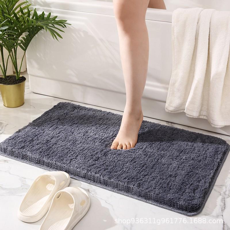 Absorbent Non-Slip Bath Mat Bathroom Shower Floor Plush Thick Long Pile Door Bedroom Entryway