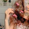 Festive Red Star Hair Clip – Lucky Five-Pointed BB Clip for Bangs and Wispy Hair