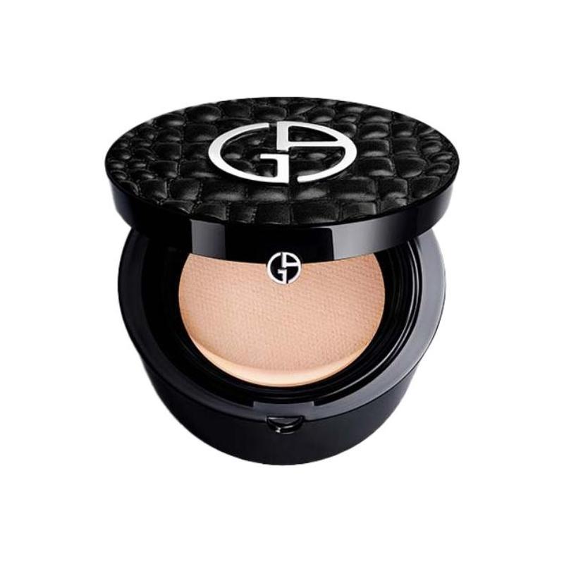 Armani Air Cushion GIORGIO George Crocodile Pattern Luxurious Black Limited Edition Non-removing Makeup Long-lasting #2 15g for Fair Complexion