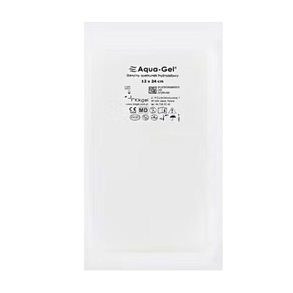 Aqua-Gel Sterile Hydrogel Dressing 12cm x 24cm For Wound and Burn Treatment 5 Pcs