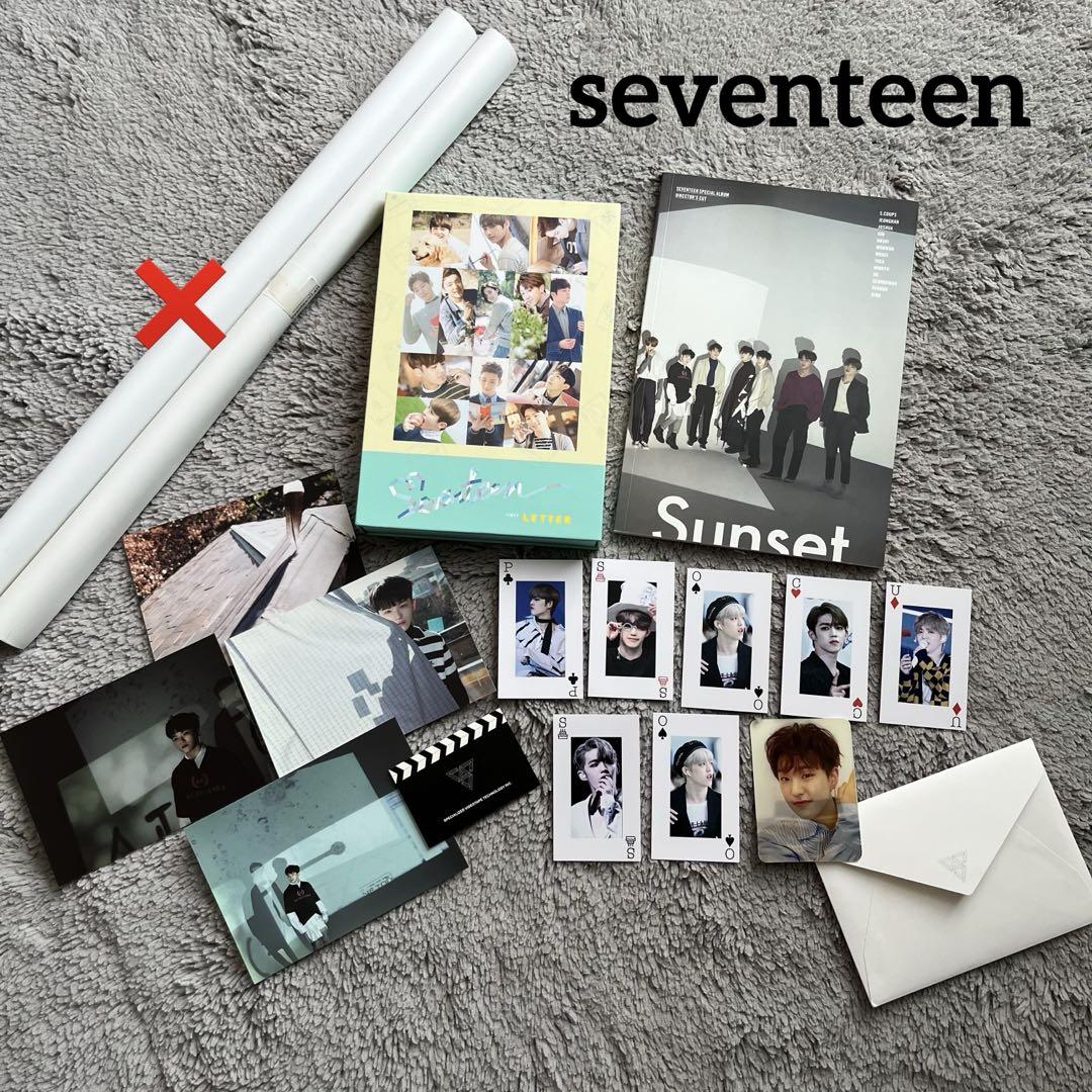 

[USED] SEVENTEEN Album CD Card Playing Card LETTER SUNSET