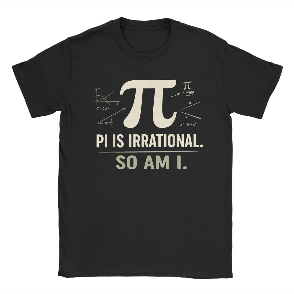 Pi Symbol Vintage Math Lover Geek Unisex Unisexs T Shirt Unique Tee Shirt Short Sleeve Tshirt Pure Cotton Plus Size Clothing
