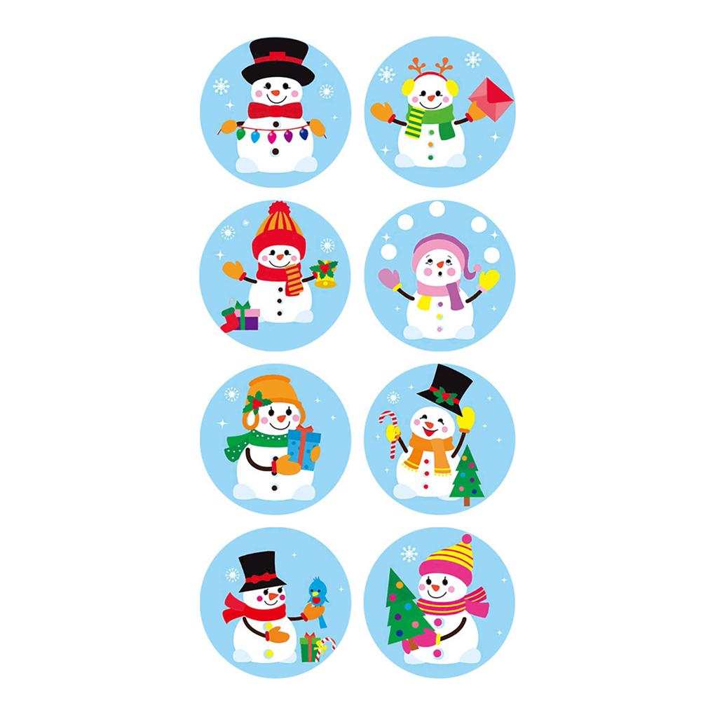 500pcs/roll Merry Christmas Stickers Gifts Box Labels Removable Sticker