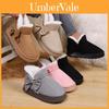 Indoor Cotton Slippers With Thick Eva Sole For Couples Winter Comfort