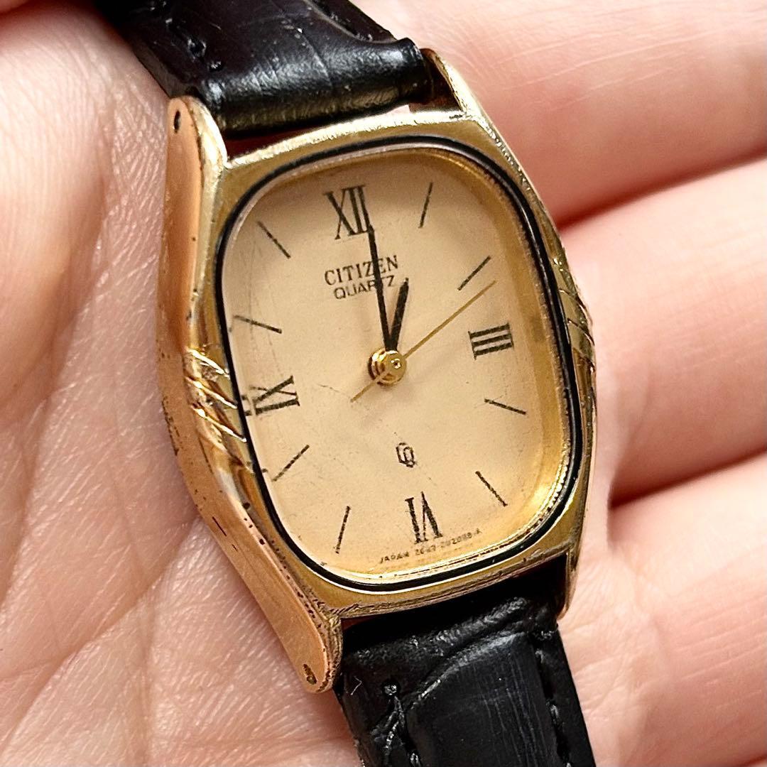 Working CITIZEN Citizen 80s Vintage Watch Square Tank