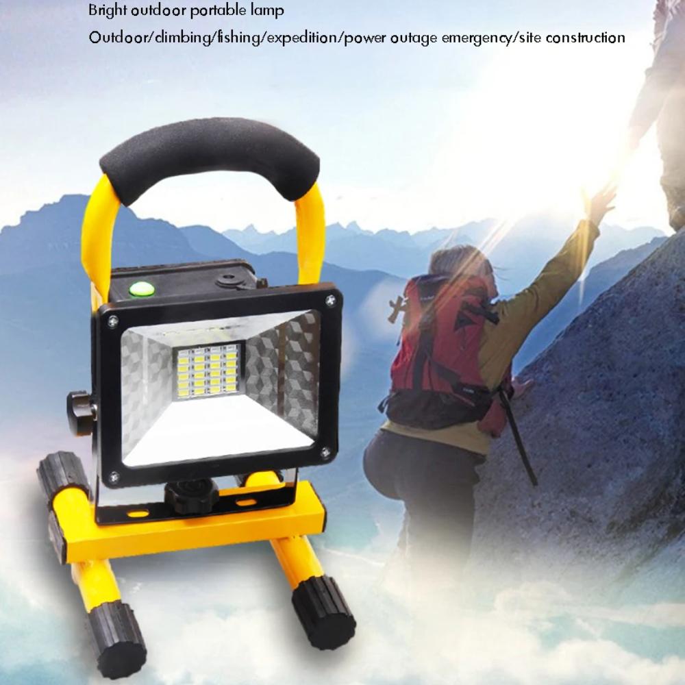 Rechargeable LED Work Light 30W 2400LM Outdoor Flood Light IP65 Waterproof Camping Security Lights for Outdoor Lighting/ Hunting