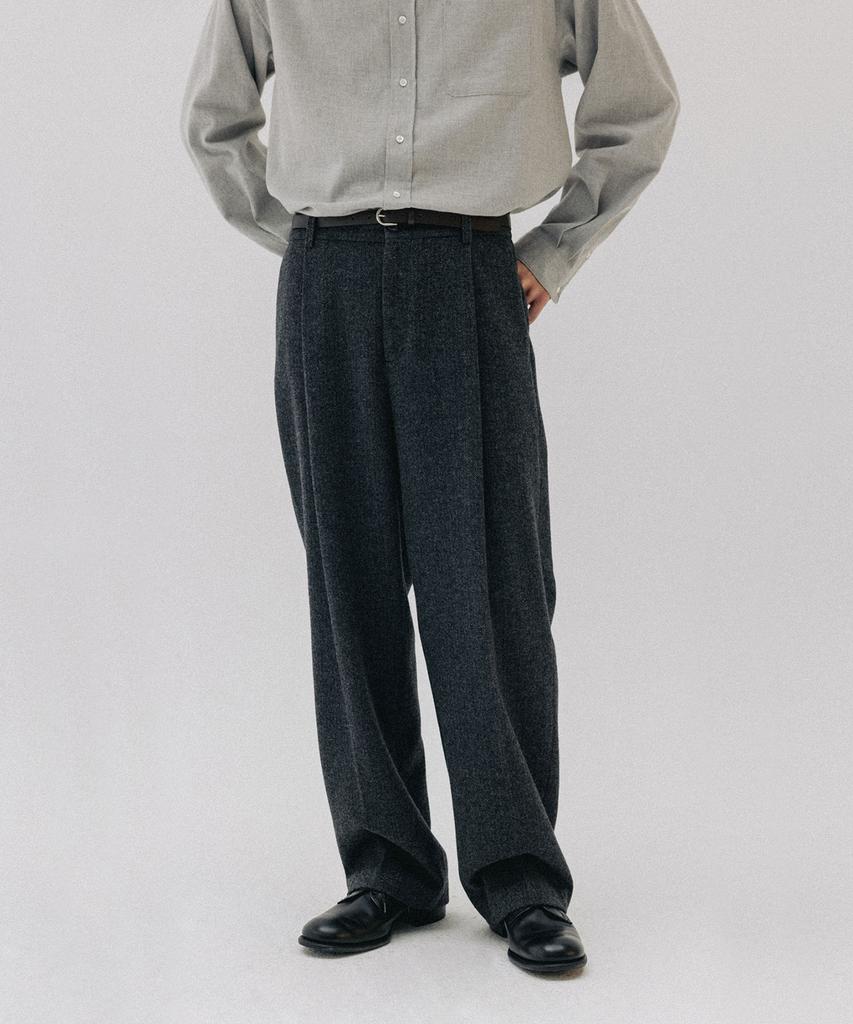 BLANKROOM Wool Trousers_Charcoal