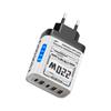220W 5 Ports Fast Charger Type C Quick Charge Usb Wall Charger Adapter For Xiaomi Redmi Iphone Samsung Mobile Phone Charger