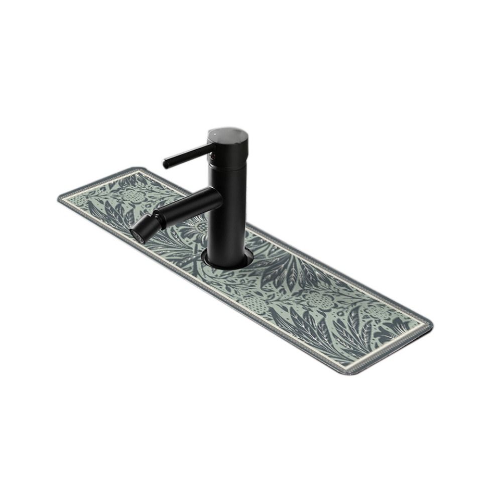 Non slip Countertop Protection Mat Sink Splash Guard Faucet Mat Absorbent Pad Faucet Drain Pad