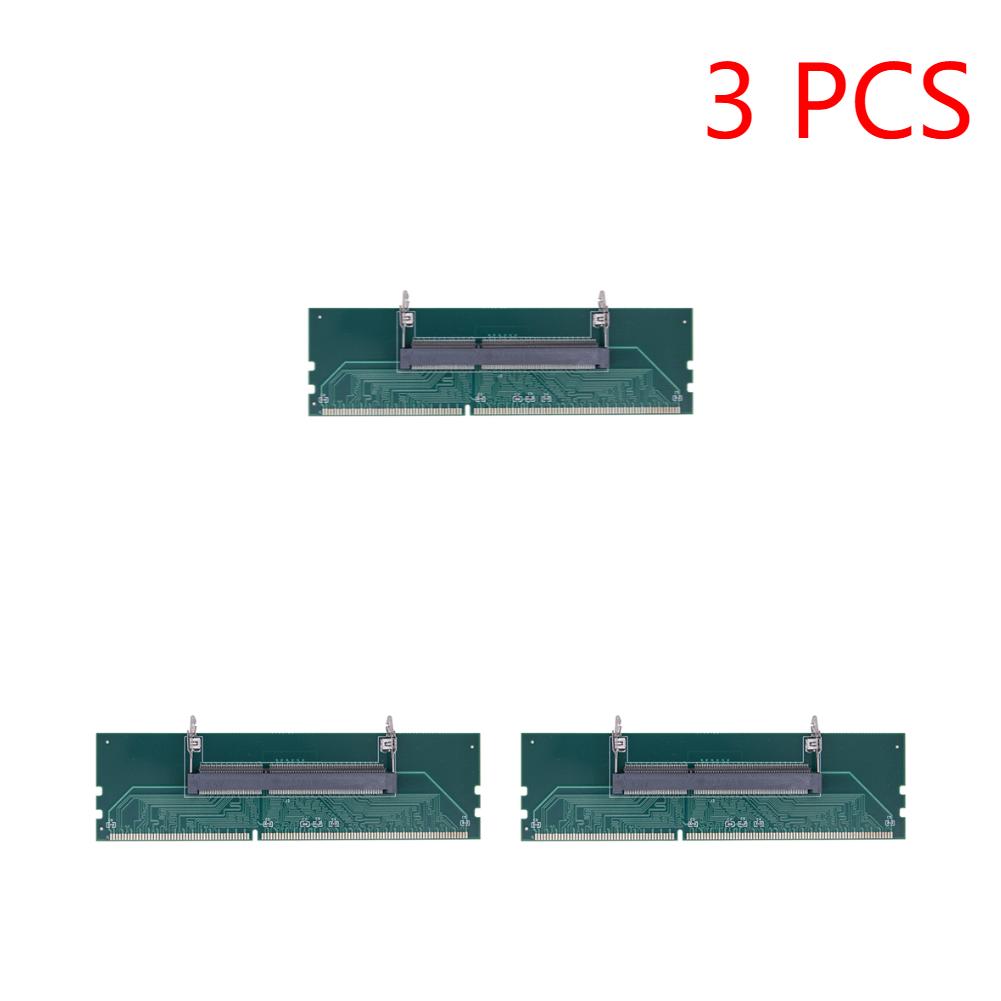 SO-DIMM to PC DIMM Memory Adapter Card Compatible with DDR3/DDR4, Easy Installation for Laptop to Desktop RAM Upgrade Connector