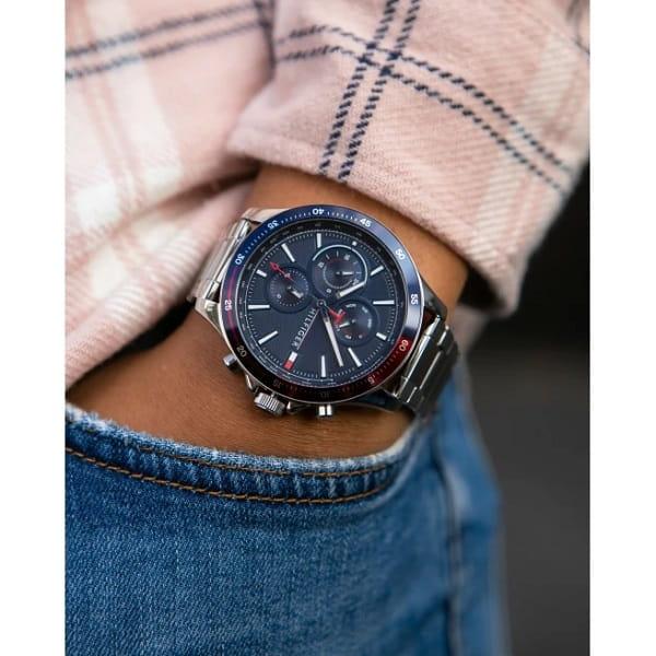 Men's watch TOMMY HILFIGER 1791718 BANK (zf022a)