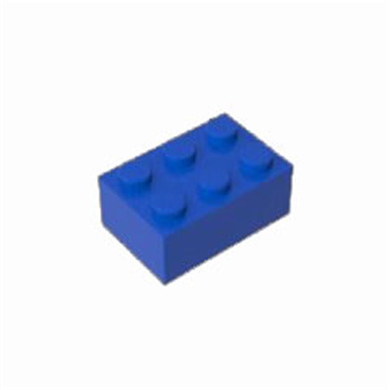 50 Stück DIY Bausteine 2*3 Noppen Dicke Figuren Steine 2x3 Noppen Pädagogisch Kreativ Größe Kompatibel Mit 3002 Spielzeug für Kinder