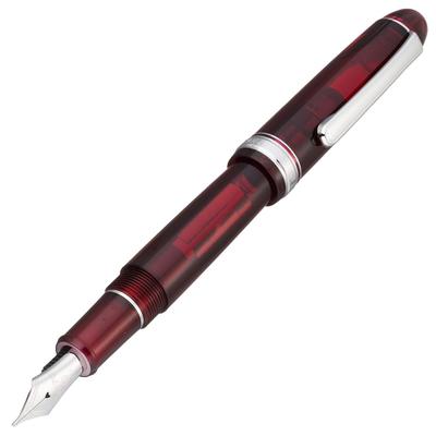 Platinové plnicí pero Plnicí pero M Medium Point 3776 Century Rhodium Finish Burgundsko PNB-18000CR 71-3