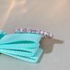 2022 High Carbon Diamond S925 Sterling Silver Zircon Ring for Women - Stylish Inter-Diamond Design