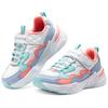 Skechers Kids Comfortable Versatile Fashion Color Block Design Velcro Dad Shoes Kids Sneakers White Blue 319007L-WMLT