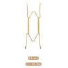 4/6/8/10/12 Inch Plate Dish Hangers Holder W-shaped Wall Display Decorative Invisible Spring Hanging Hook Golden