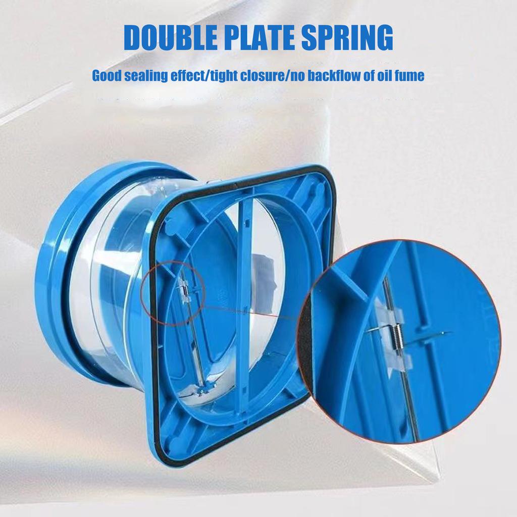 Zpětné klapky pro kuchyňské větrání proti zpětnému proudění Snadná instalace Ventily Odolné proti korozi pro domácí a restaurační použití