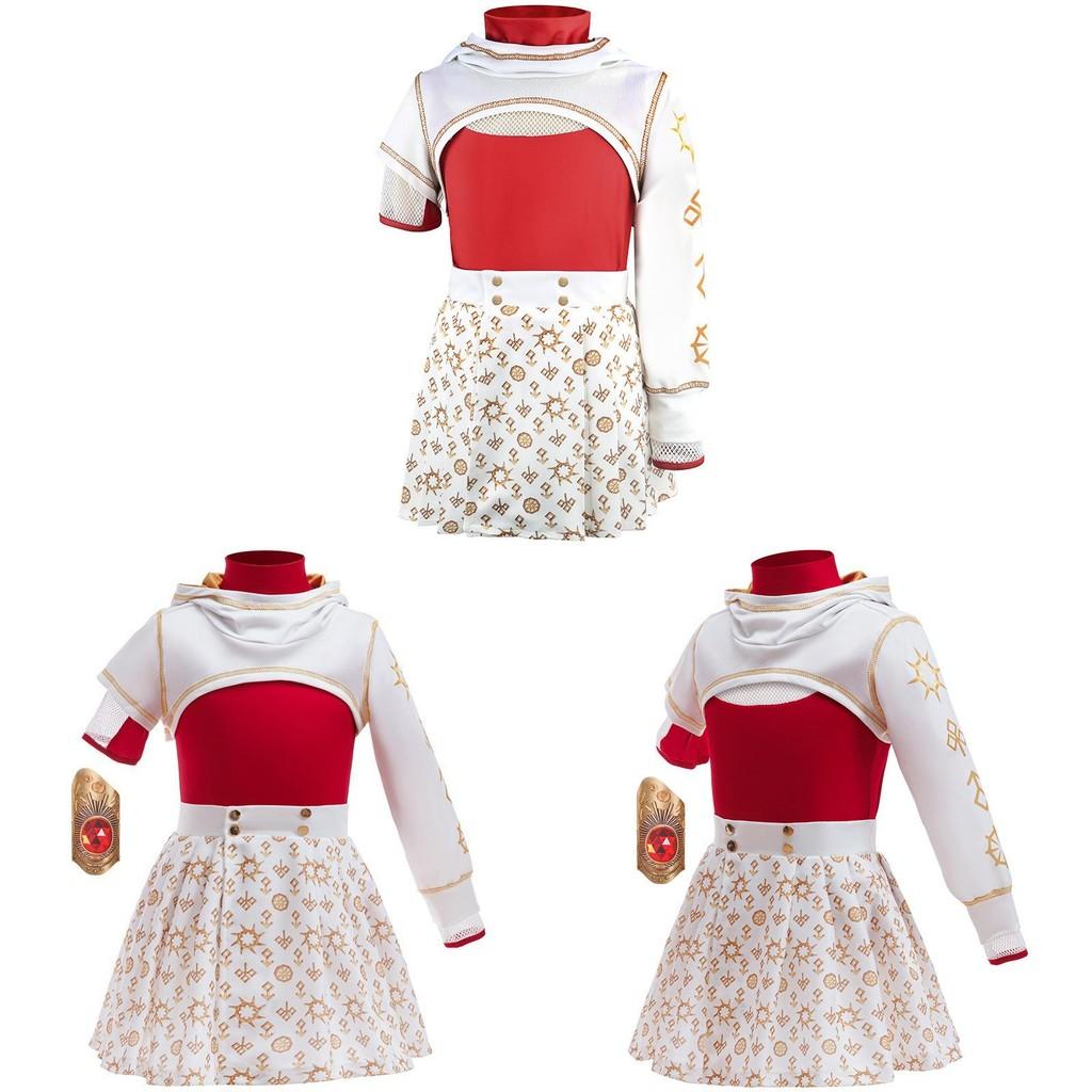 4 Zombies Dawn Of The Vampires Kids Cosplay Outfit Dress Halloween Fashion Party