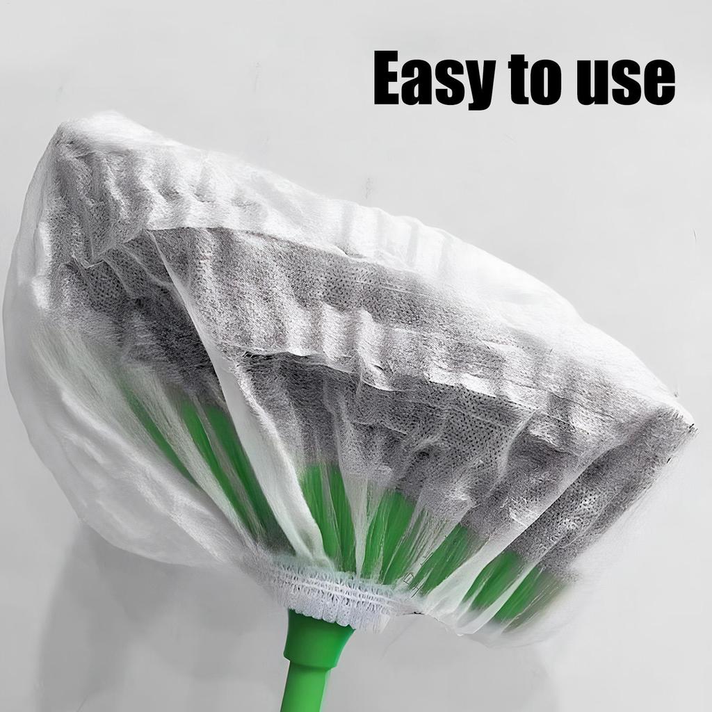 Mop Socks Dustproof Cleaning Tools 100Pieces Dust Removal Broom Covers For Dustpans Cobwebs Stains Bedroom Baseboards Window