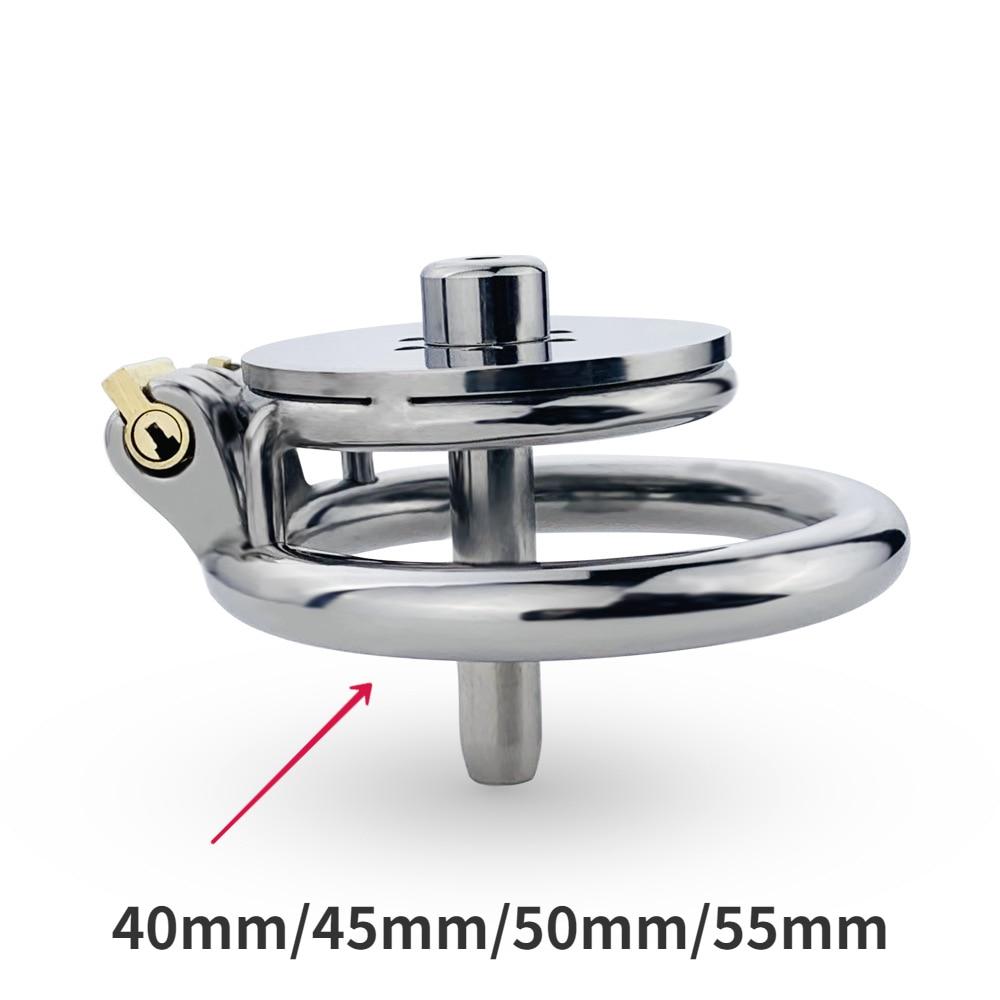 Kovový pánský zámek na penis močová trubice zámek CB zámek z nerezové oceli zámek cudnosti pro dospělé gay sexuální hračka pás cudnosti na penis