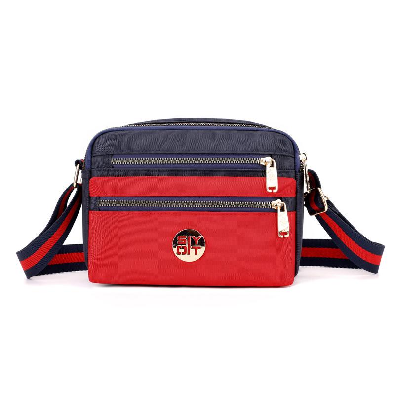 Новый женский модный тренд наплечная сумка модная контрастная сумка-мессенджер нейлоновая сумка для мобильного телефона и мелочи