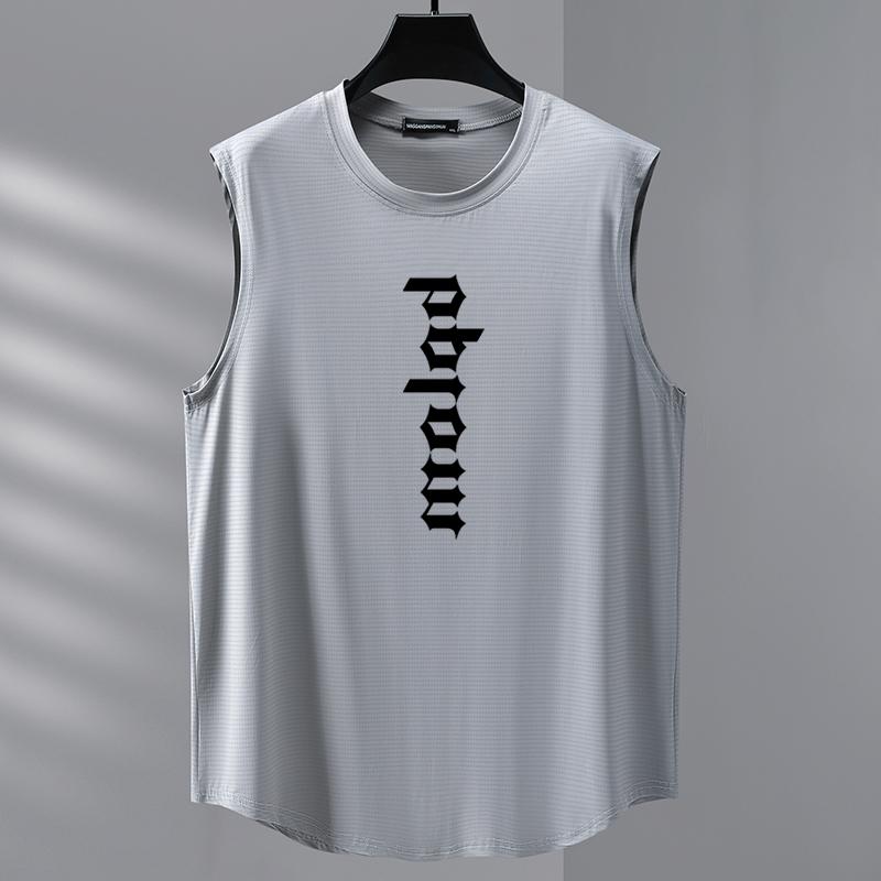 Taglie Forti 4XL-10XL T-shirt Oversize Senza Maniche da Uomo Top Estivi T-shirt Casual Abbigliamento Estivo