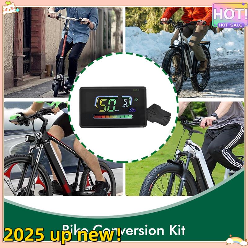 Classy-H6C-2 E-Bike Meter LCD Display Electric Scooter Speedometer Dashboard UART 24V-60V Formountain Electric Bike SM6PIN
