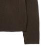 NOIRER Micro Ribbed Square Neck Knit (Deep Brown)